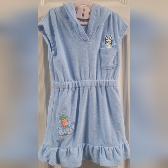 Girls Bluey Bathing Suit Coverup - Picture 1 of 5